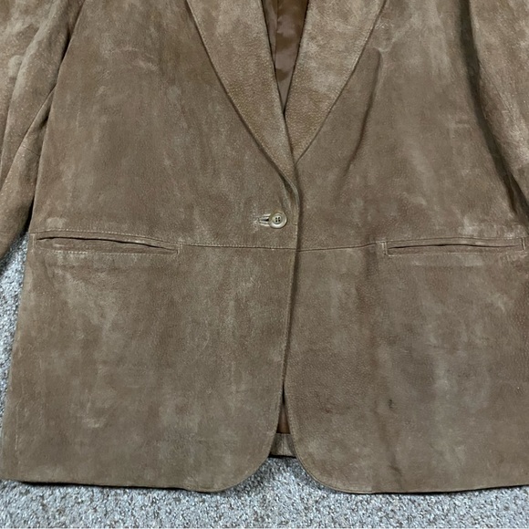 L.L. Bean Jackets & Coats Vintage Ll Bean Suede Blazer Jacket With